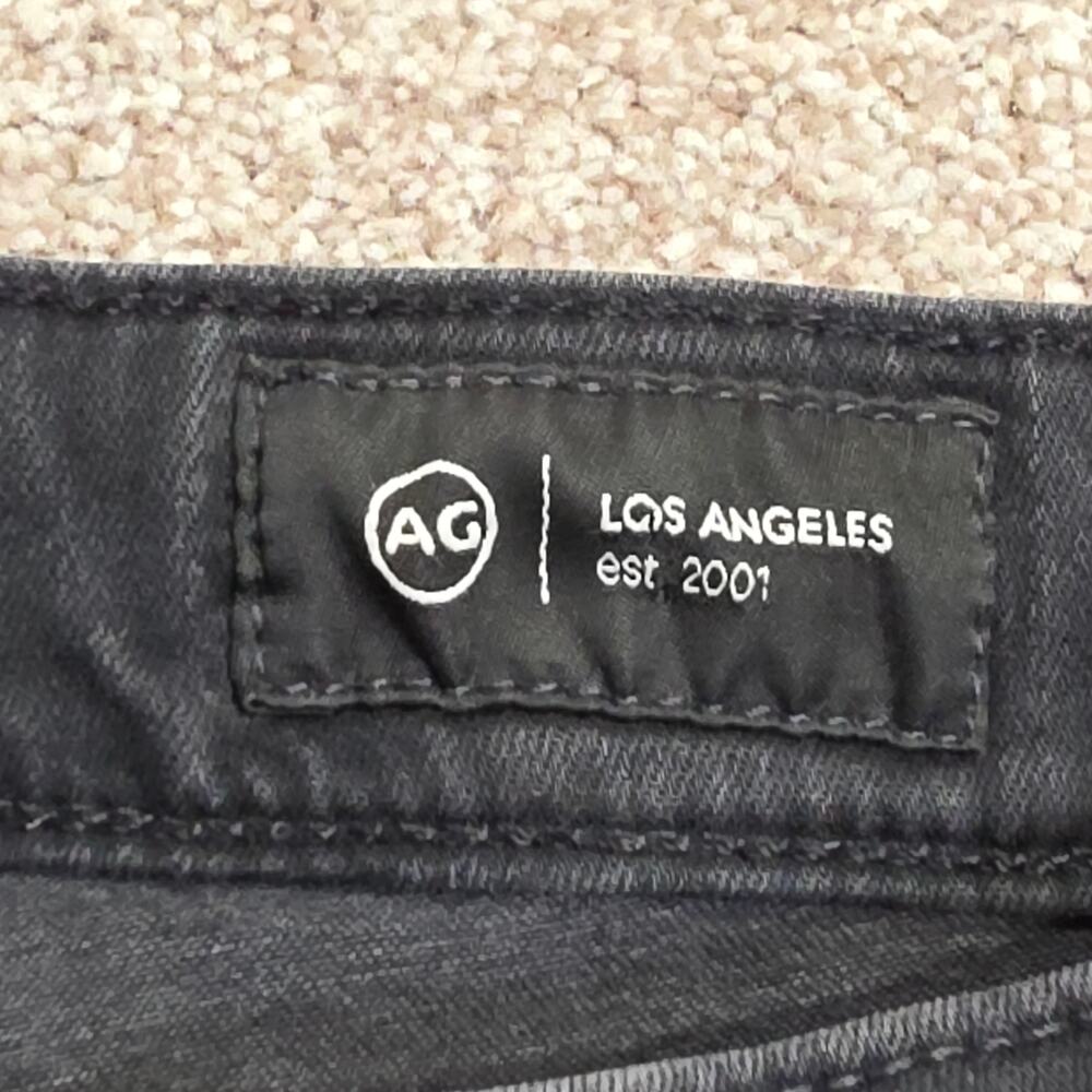 AG Adriano Goldschmied Black Mari High-Rise Slim Straight Jeans Women's 27x29.5 - Picture 3 of 16